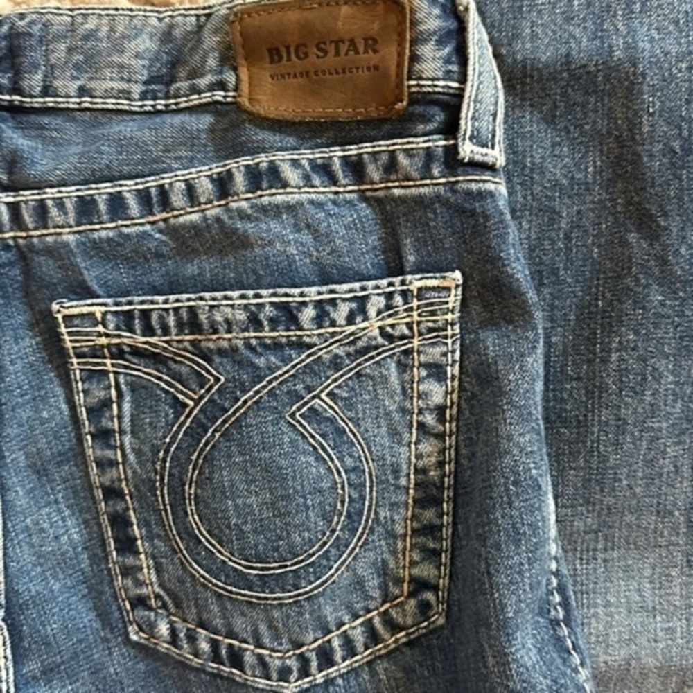 17. Big star Sydney boyfriend cut distressed skinny jeans women’s size 26
